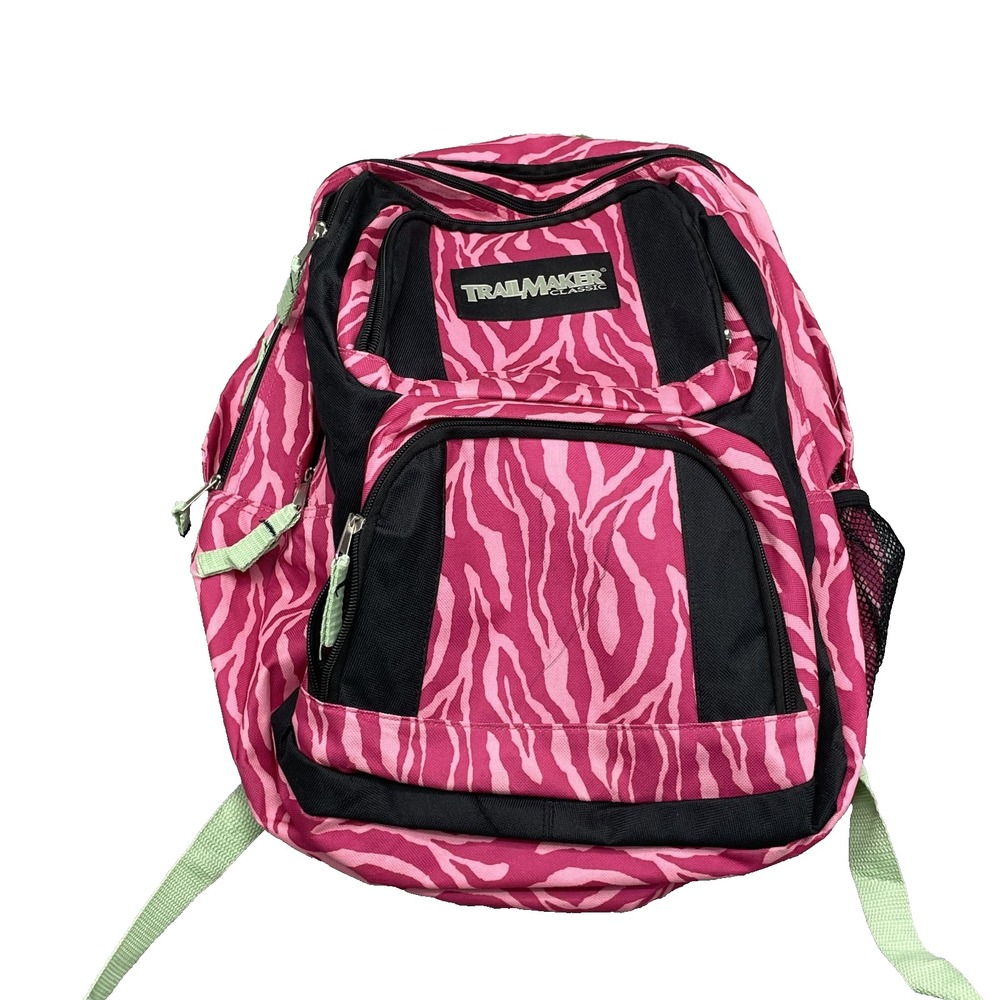 Trailmakers Backpack Laptop Pockets Large Pink  Academia Camping Travel Workwear